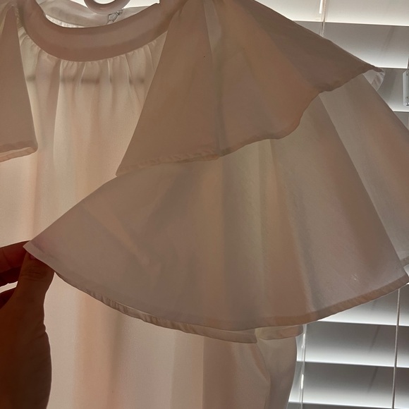 White Ruffle Sleeve blouse - Picture 3 of 4